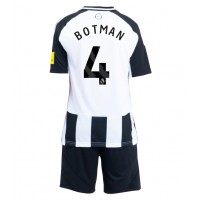 Camiseta Newcastle United Sven Botman #4 Primera Equipación para niños 2024-25 manga corta (+ pantalones cortos)